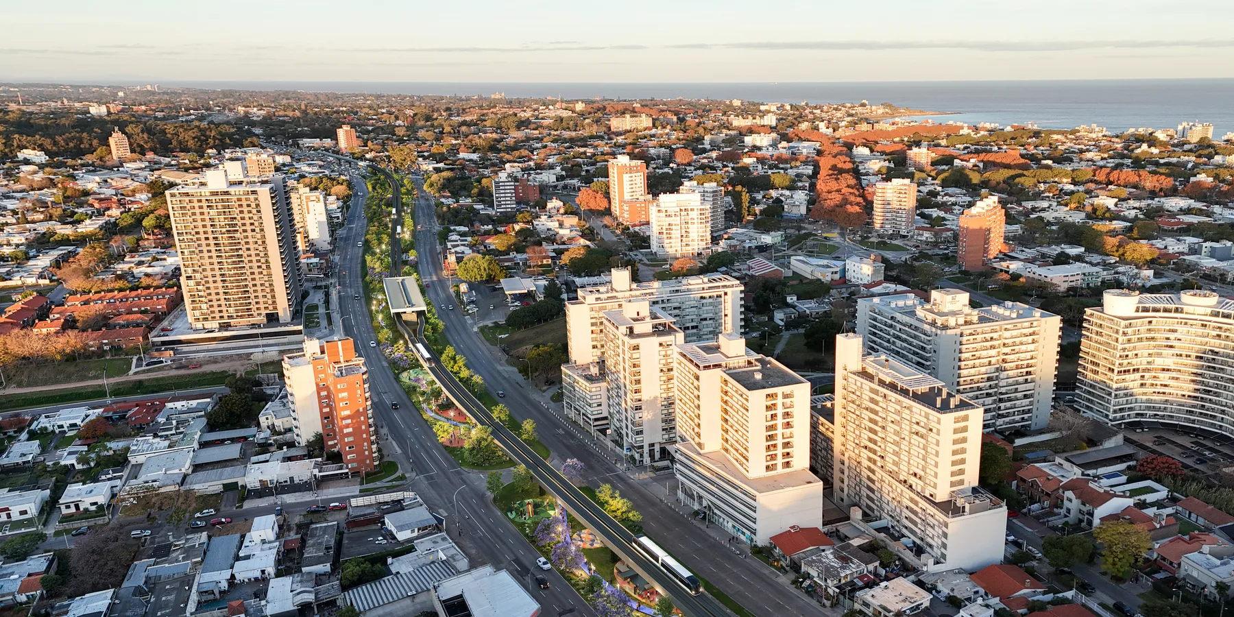 Exterior architectural render Av. Italia y Arroyo by Imabox